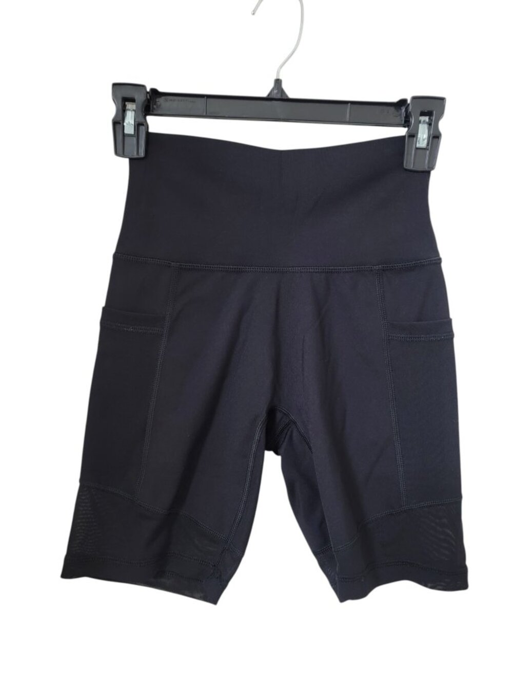 aerie Size S Black Biker Shorts, Athletic, Yoga Shorts, Side Pockets